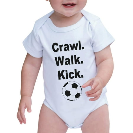 7 ate 9 Apparel Baby Boy s Crawl. Walk. Kick. Onepiece 6-12 Months Black and White
7 ate 9 Apparel Baby Boy s Crawl. Walk. Kick. Onepiece 6-12 Months Black and White