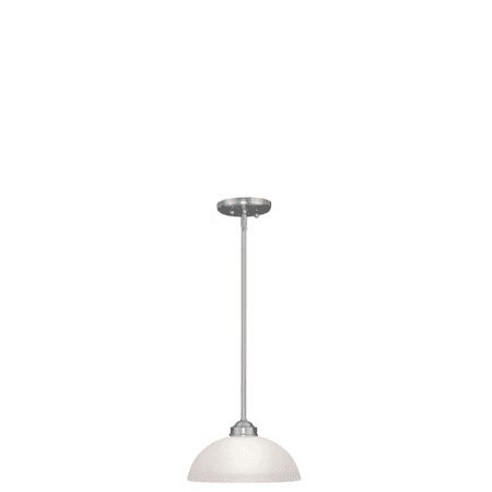 Pendants Porch 1 Light With Satin Glass Brushed Nickel Finish size 11 in 100 Watts - World of Crystal
Pendants Porch 1 Light With Satin Glass Brushed Nickel Finish size 11 in 100 Watts - World of Crystal