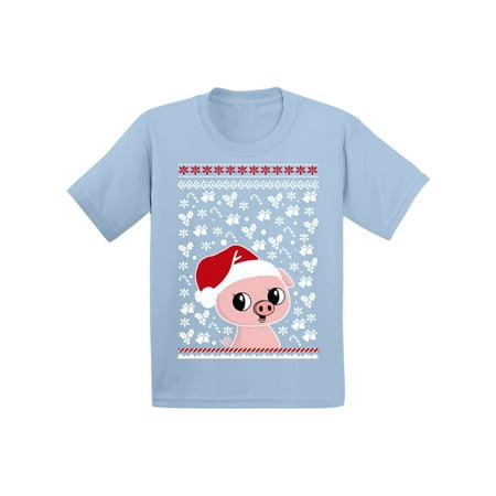 Awkward Styles Ugly Xmas T-Shirt for Girls Boys Pig Christmas Pattern Toddler Shirt
Awkward Styles Ugly Xmas T-Shirt for Girls Boys Pig Christmas Pattern Toddler Shirt