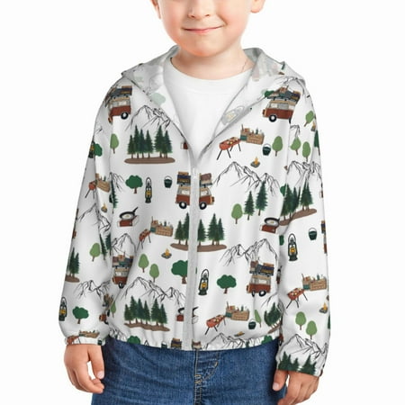 Gaeub Camping Caravan 2 Print Athletic Sun Protection Hoodie for Kids Long Sleeve Outdoor UV Shirt Running Fishing Top for Boys Girls-5 Years
Gaeub Camping Caravan 2 Print Athletic Sun Protection Hoodie for Kids Long Sleeve Outdoor UV Shirt Running Fishing Top for Boys Girls-5 Years