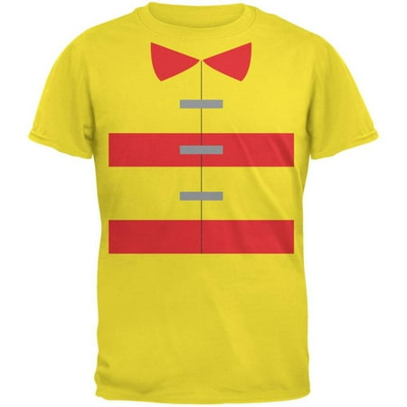 Halloween Fireman Costume Yellow Youth T-Shirt