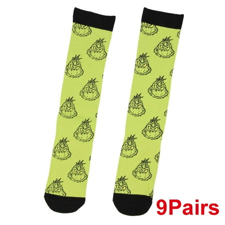 9Pairs Colorful Women Nylon Socks Cartoon-Christmas Green Monster #08
9Pairs Colorful Women Nylon Socks Cartoon-Christmas Green Monster #08