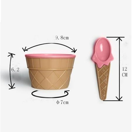 WANYNG 1PC kids ice bowls ice cup Couples bowl gifts Dessert PK