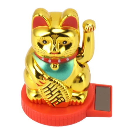 Lucky Wealth Welcoming Cat Decoration Solar Powered Lucky Cat For Car Dashboards For Hotels Gold White Black
Lucky Wealth Welcoming Cat Decoration Solar Powered Lucky Cat For Car Dashboards For Hotels Gold White Black