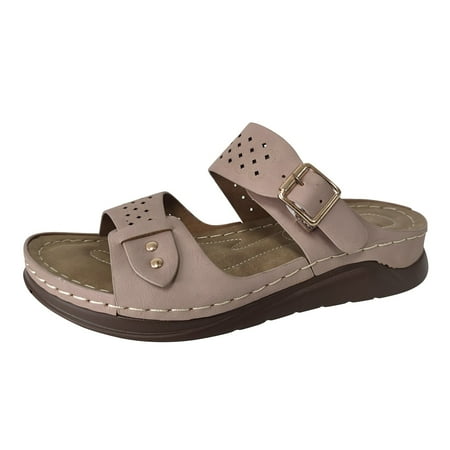 Youmylove Women Sandals Ladies Fashion Solid Color Belt Buckle Decorative Hollow Platform Wedge Sandals Zapatos De Mujer
Youmylove Women Sandals Ladies Fashion Solid Color Belt Buckle Decorative Hollow Platform Wedge Sandals Zapatos De Mujer