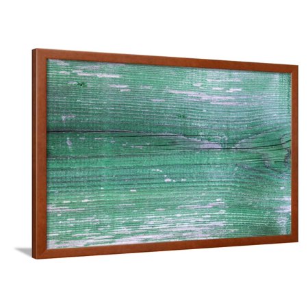 The Green Wood Texture with Natural Patterns Framed Print Wall Art By Madredus