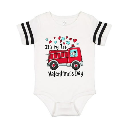 Inktastic It s My 1st Valentine s Day Fire Truck with Cute Dalmatian Gift Baby Boy or Baby Girl Bodysuit
Inktastic It s My 1st Valentine s Day Fire Truck with Cute Dalmatian Gift Baby Boy or Baby Girl Bodysuit