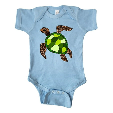 Inktastic Turtle Illustration Gift Baby Boy or Baby Girl Bodysuit