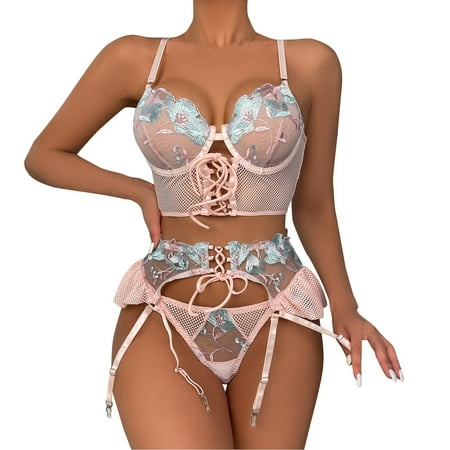 Sngxgn Women s 2 Piece Satin Lingerie Set Ruffle Trim Wireless Bra and Panties Underwear One Piece Lingerie For Women Pink XL
Sngxgn Women s 2 Piece Satin Lingerie Set Ruffle Trim Wireless Bra and Panties Underwear One Piece Lingerie For Women Pink XL