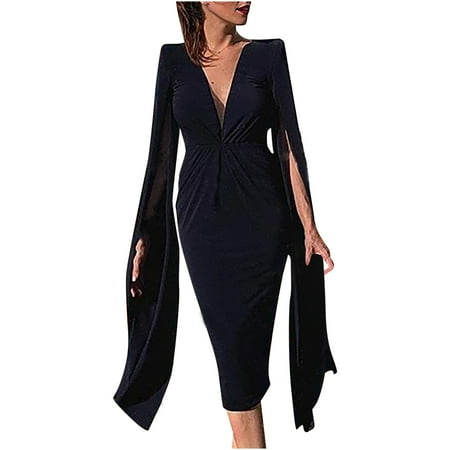 Red Dress White Dress Long Sleeve Dress for Women Trendy Women s Elegant Sexy Casual V-neck Waist Long-sleeve Plain Color Pencil Mid Dress Clearance 2022 Dresses for Women Long Dresses Blue XL
Red Dress White Dress Long Sleeve Dress for Women Trendy Women s Elegant Sexy Casual V-neck Waist Long-sleeve Plain Color Pencil Mid Dress Clearance 2022 Dresses for Women Long Dresses Blue XL