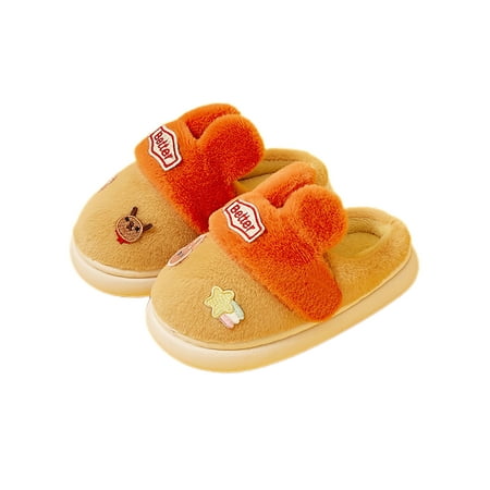 Ymiytan Boys Anti-Slip Winter Shoe Bedroom Lightweight Cute Indoor Cozy Plush Slipper Yellow 22-23
Ymiytan Boys Anti-Slip Winter Shoe Bedroom Lightweight Cute Indoor Cozy Plush Slipper Yellow 22-23