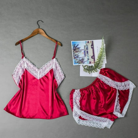 Homadles Lingerie for Women- Sexy Sleepwear Halter 2 Piece Slim Fit Lingerie Sets Wine S
Homadles Lingerie for Women- Sexy Sleepwear Halter 2 Piece Slim Fit Lingerie Sets Wine S