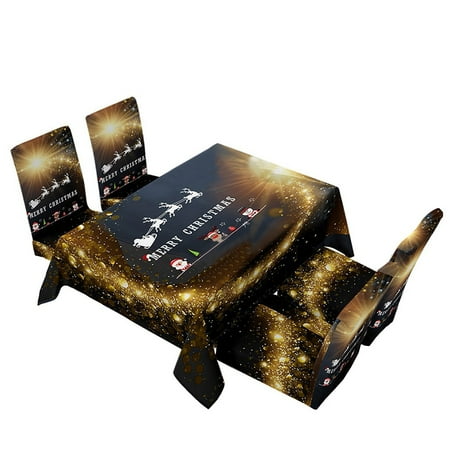 WANYNG Table Cloth Christmas Print Tablecloth Rectangle Table Cover Chair Cover Set Holiday Party Home Decor Glitter S (chair Black
WANYNG Table Cloth Christmas Print Tablecloth Rectangle Table Cover Chair Cover Set Holiday Party Home Decor Glitter S (chair Black