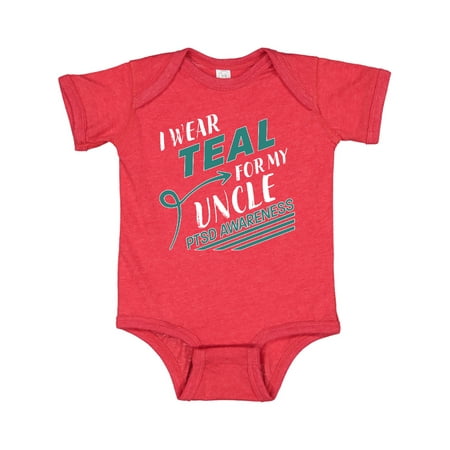 Inktastic I Wear Teal for my Uncle- PTSD Awareness Gift Baby Boy or Baby Girl Bodysuit
Inktastic I Wear Teal for my Uncle- PTSD Awareness Gift Baby Boy or Baby Girl Bodysuit
