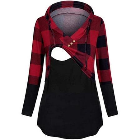 Maternity Tops Clearance Pregnant Women Clothes Hooded Long Sleeve Maternity Shirt Nursing Care Top
Maternity Tops Clearance Pregnant Women Clothes Hooded Long Sleeve Maternity Shirt Nursing Care Top