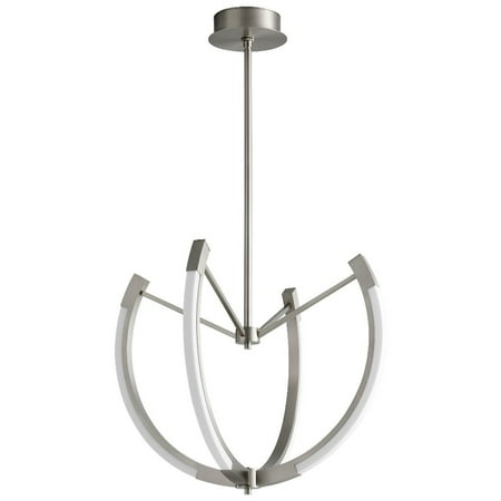 28 inch 54W 4 Led Chandelier-Satin Nickel Finish Bailey Street Home 766-Bel-4236190
28 inch 54W 4 Led Chandelier-Satin Nickel Finish Bailey Street Home 766-Bel-4236190