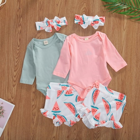 Newborn Infant Baby Girl Cotton Romper Jumpsuit Bodysuit High Waisted Shorts Pants Clothes Outfits Set
Newborn Infant Baby Girl Cotton Romper Jumpsuit Bodysuit High Waisted Shorts Pants Clothes Outfits Set