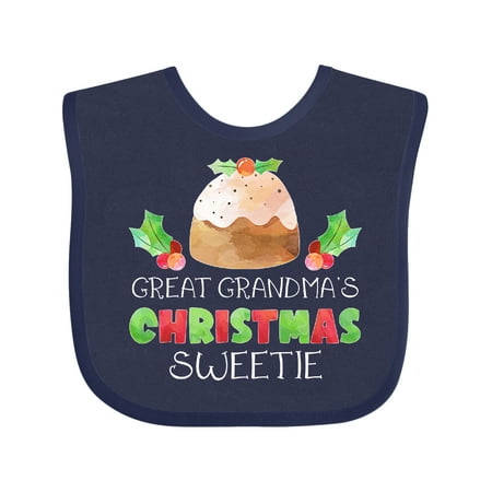 Inktastic Great Grandma s Christmas Sweetie with Holiday Cake Holly Gift Baby Boy or Baby Girl Bib
Inktastic Great Grandma s Christmas Sweetie with Holiday Cake Holly Gift Baby Boy or Baby Girl Bib