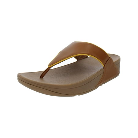 Fitflop Womens Lulu Pop Leather Flip Flop Thong Sandals