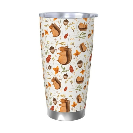 Qekee Squirrel Print 20OZ Car Cup Stainless Steel Vacuum Insulated Tumbler Tumbler Cup With Lid And Straw Travel Coffee Mug-Without Straw
Qekee Squirrel Print 20OZ Car Cup Stainless Steel Vacuum Insulated Tumbler Tumbler Cup With Lid And Straw Travel Coffee Mug-Without Straw