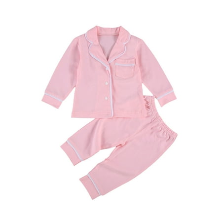 TheFound Toddler Baby Boys Girls Button Down Pajamas Set Long Sleeve Sleep Shirt and Pants 2PCs Pjs Sleepwear
TheFound Toddler Baby Boys Girls Button Down Pajamas Set Long Sleeve Sleep Shirt and Pants 2PCs Pjs Sleepwear
