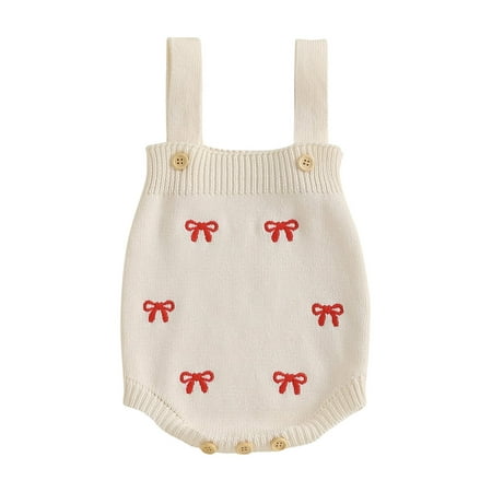 Txlixc Baby Girls Spring Summer Knit Jumpsuit Sleeveless Bow Embroidery Overalls Romper
Txlixc Baby Girls Spring Summer Knit Jumpsuit Sleeveless Bow Embroidery Overalls Romper