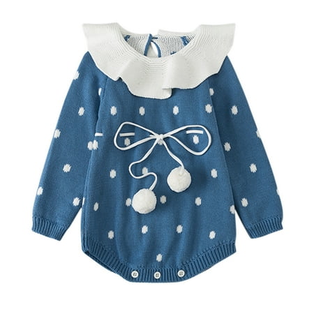 Zlekejiko Clothes Bodysuit Baby Boys Girls Crochet Dot Winter Knitted Toddler Outfits Sweater Romper Boys Romper&Jumpsuit
Zlekejiko Clothes Bodysuit Baby Boys Girls Crochet Dot Winter Knitted Toddler Outfits Sweater Romper Boys Romper&Jumpsuit