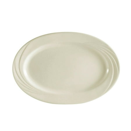 

Garden State Oval Platter 16 W X 10 3/4 L X 1 1/2 H Porcelain White 3 packs