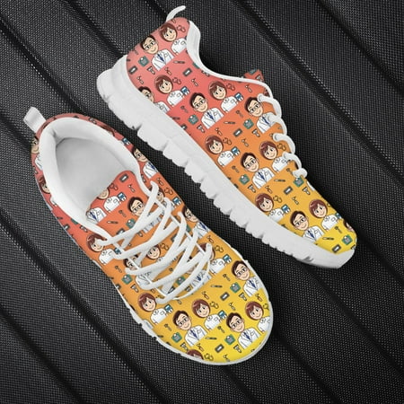 Summer Ladies Lace Up Sport Running Shoes For Women Sneakers 2023 Casual Shoes Cartoon Doctor Nurse Print Mesh Womens Flats
Summer Ladies Lace Up Sport Running Shoes For Women Sneakers 2023 Casual Shoes Cartoon Doctor Nurse Print Mesh Womens Flats