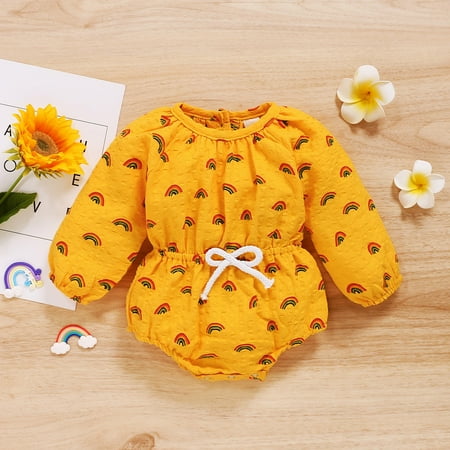 Sodopo Baby Pajamas Toddler Baby Girls Long Sleeve Rainbow Print Romper Bodysuit Clothes Boy Girl Pajamas Bodysuit Toddler Jacket
Sodopo Baby Pajamas Toddler Baby Girls Long Sleeve Rainbow Print Romper Bodysuit Clothes Boy Girl Pajamas Bodysuit Toddler Jacket