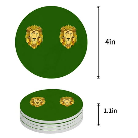 FMSHPON Leopard Print Set of 4 Round Coaster for Drinks Absorbent Ceramic Stone Coasters Cup Mat with Cork Base for Home Kitchen Room Coffee Table Bar Decor
FMSHPON Leopard Print Set of 4 Round Coaster for Drinks Absorbent Ceramic Stone Coasters Cup Mat with Cork Base for Home Kitchen Room Coffee Table Bar Decor