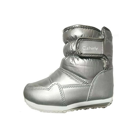 Avamo Kids Breathable Mid Calf Boots Plush Snow Boot Hiking Comfort Pull On Winter Shoes Silver 4Y
Avamo Kids Breathable Mid Calf Boots Plush Snow Boot Hiking Comfort Pull On Winter Shoes Silver 4Y