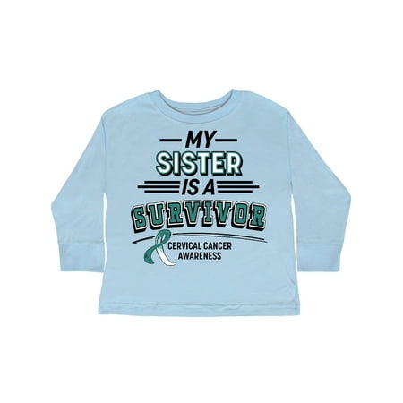 Inktastic My Sister is a Survivor Cervical Cancer Awareness Gift Toddler Boy or Toddler Girl Long Sleeve T-Shirt
Inktastic My Sister is a Survivor Cervical Cancer Awareness Gift Toddler Boy or Toddler Girl Long Sleeve T-Shirt