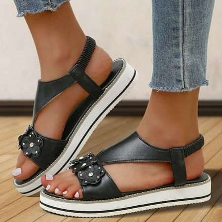 ERTUTUYI Women s Fashion Casual Floral Comfortable Wedges Sandals Beach Shoes Black 40
ERTUTUYI Women s Fashion Casual Floral Comfortable Wedges Sandals Beach Shoes Black 40