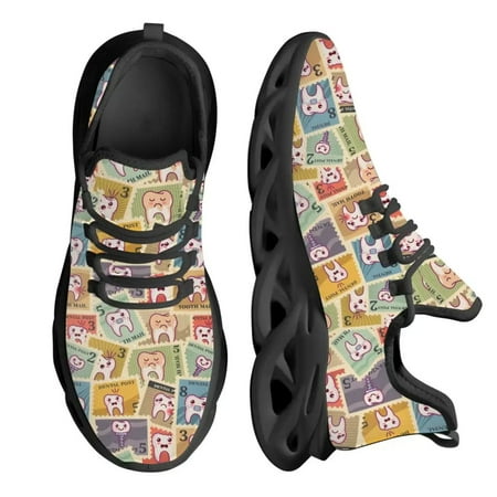 Women Flats Cartoon Kawaii Lattice Tooth Pattern Casual Shoes Breathable Wear-Resistant Mesh Female New Sneakers Zapatos Mujer
Women Flats Cartoon Kawaii Lattice Tooth Pattern Casual Shoes Breathable Wear-Resistant Mesh Female New Sneakers Zapatos Mujer
