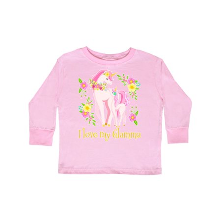 Inktastic I Love My Glamma Unicorn with Pink and Yellow Flowers Gift Toddler Boy or Toddler Girl Long Sleeve T-Shirt
Inktastic I Love My Glamma Unicorn with Pink and Yellow Flowers Gift Toddler Boy or Toddler Girl Long Sleeve T-Shirt