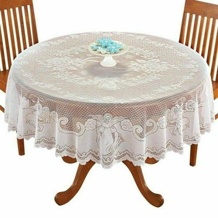 White Lace Tablecloth Rectangle Round Table Cloth Cover Wedding Party Banquet
White Lace Tablecloth Rectangle Round Table Cloth Cover Wedding Party Banquet