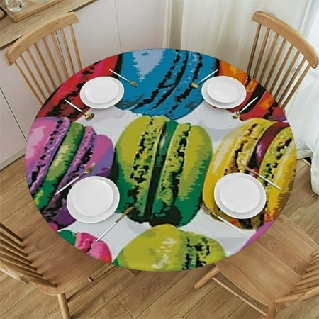 BANET Decorative Round Table Cover Elastic Tablecloth Colorful Polyester Fitted Table Cover Elastic Edged in a Print Fabric Table Cover Fits Round Table for Indoor Outdoor Use 31 -35
BANET Decorative Round Table Cover Elastic Tablecloth Colorful Polyester Fitted Table Cover Elastic Edged in a Print Fabric Table Cover Fits Round Table for Indoor Outdoor Use 31 -35