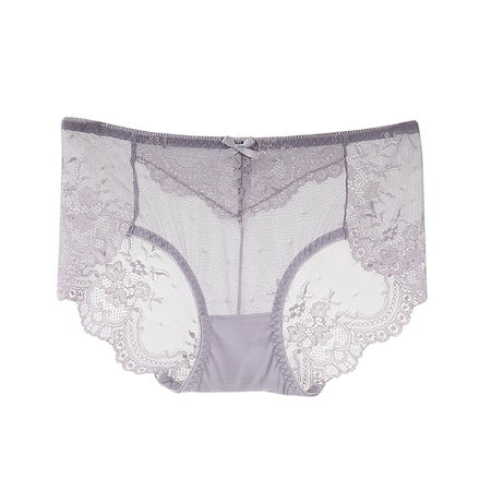 TAIAOJING Womens Cotton Briefs Ladies New Lace Mid-waist Mesh Crotch Underwear Panties
TAIAOJING Womens Cotton Briefs Ladies New Lace Mid-waist Mesh Crotch Underwear Panties