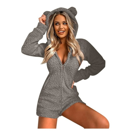 Women s Hooded Autumn Cute Shorts Rompers Home Service Jumpsuit Women Body Suits Tops Corduroy Jumper
Women s Hooded Autumn Cute Shorts Rompers Home Service Jumpsuit Women Body Suits Tops Corduroy Jumper