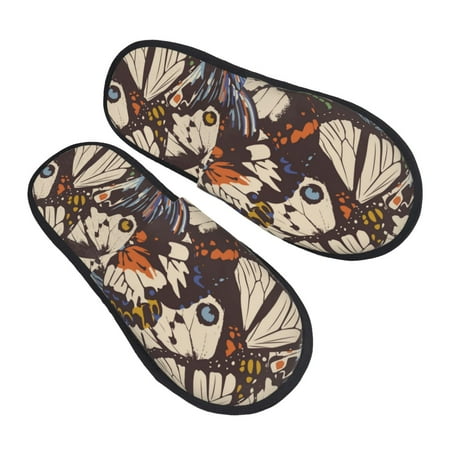 Bingfone Vector Butterflies House Slippers For Women Men With Soft Rubber Sole Slip On For Indoor/Outdoor-Medium
Bingfone Vector Butterflies House Slippers For Women Men With Soft Rubber Sole Slip On For Indoor/Outdoor-Medium