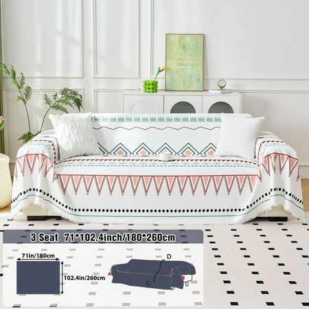 PORK Boho Multi-Season Chenille Sofa Protector - Universal Fit Scratch-Resistant Throw for Modern Home Decor Easy-Care & Cozy HOME
PORK Boho Multi-Season Chenille Sofa Protector - Universal Fit Scratch-Resistant Throw for Modern Home Decor Easy-Care & Cozy HOME