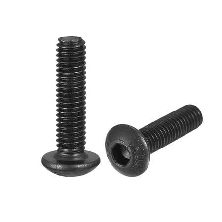 Uxcell M3x12mm Hex Socket Button Head Cap Bolts Screws Alloy Steel Black 50 Pack
Uxcell M3x12mm Hex Socket Button Head Cap Bolts Screws Alloy Steel Black 50 Pack