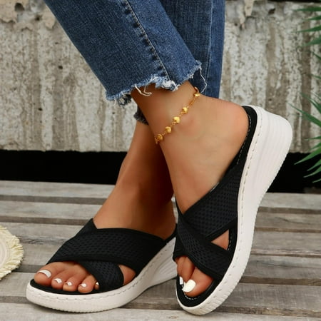 Womens Spring Trends!AXXD Slipper Socks for Women Thick Bottom Slope Heel Shoes Beach Sandals Roman Slippers For Regular&Big Women New Arrival Size 8.5
Womens Spring Trends!AXXD Slipper Socks for Women Thick Bottom Slope Heel Shoes Beach Sandals Roman Slippers For Regular&Big Women New Arrival Size 8.5