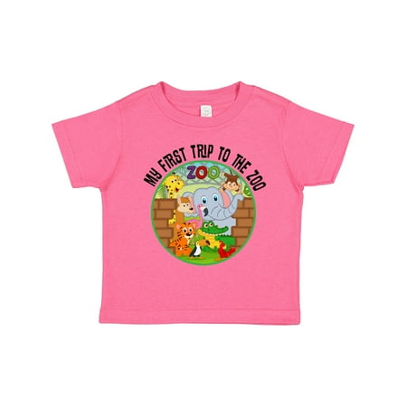 Inktastic First Trip to the Zoo Gift Toddler Boy or Toddler Girl T-Shirt