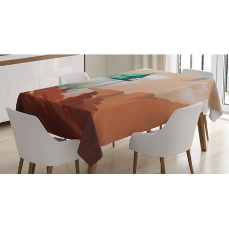 Fantasy Art House Decor Tablecloth Little Wood House on Stone Hill with Boy on the Cloudy Roof Artprint Rectangular Table Cover for Dining Room Kitchen 52 X 70 Inches Tan Green by Ambesonne
Fantasy Art House Decor Tablecloth Little Wood House on Stone Hill with Boy on the Cloudy Roof Artprint Rectangular Table Cover for Dining Room Kitchen 52 X 70 Inches Tan Green by Ambesonne