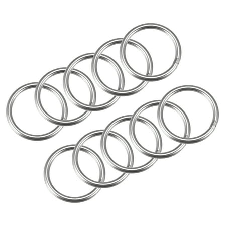 30mm(1.18 ) Outer Dia. 3mm Thickness Welded O Ring 304 Stainless Steel 10 Pack
30mm(1.18 ) Outer Dia. 3mm Thickness Welded O Ring 304 Stainless Steel 10 Pack