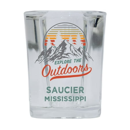 Saucier Mississippi Explore the Outdoors Souvenir 2 Ounce Square Base Liquor Shot Glass 4-Pack
Saucier Mississippi Explore the Outdoors Souvenir 2 Ounce Square Base Liquor Shot Glass 4-Pack