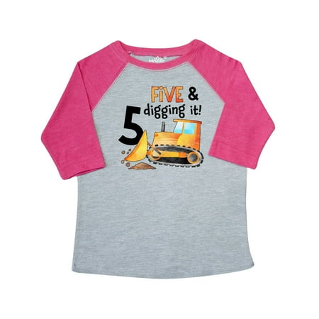 Inktastic Five and Digging It Bulldozer 5th Birthday Gift Toddler Boy or Toddler Girl T-Shirt
Inktastic Five and Digging It Bulldozer 5th Birthday Gift Toddler Boy or Toddler Girl T-Shirt