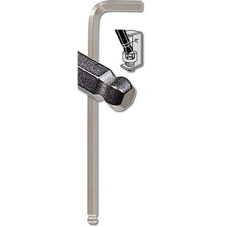 bondhus - 3/32in. briteguard plated ball end l-wrench (carded) - 16905
